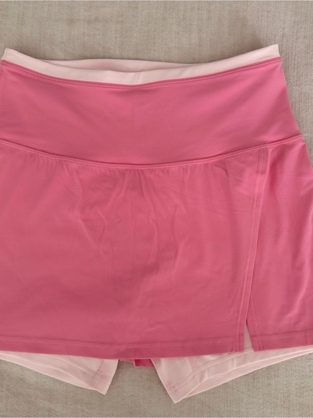 lululemon athletica Pink Athletic Skort with Light Pink Liner
